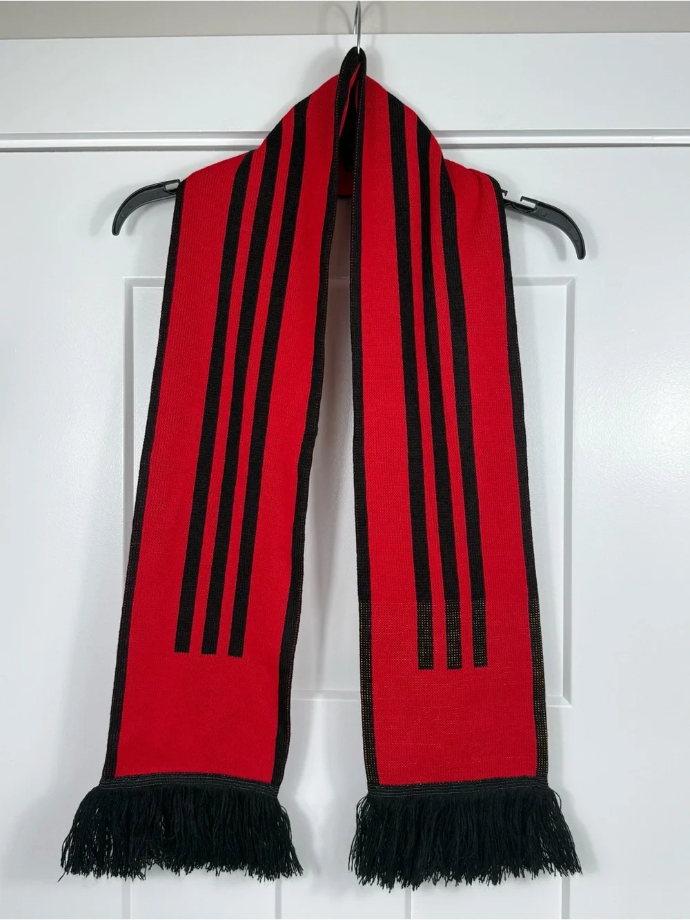 Adidas Manchester United CY5578 Soccer Scarf Red Black 2010s Discontinued